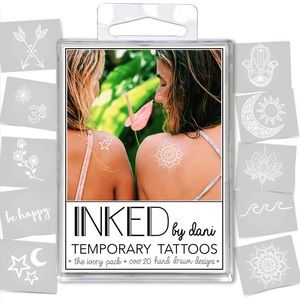 Fall Clearence Sale - INKED by dani Ivory Temporary Tattoo Pack
